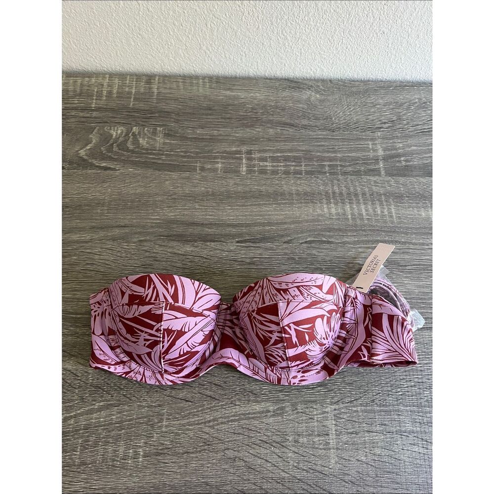 VICTORIA'S SECRET SWIM VS Archives Essential Push-Up Bikini Top 34A